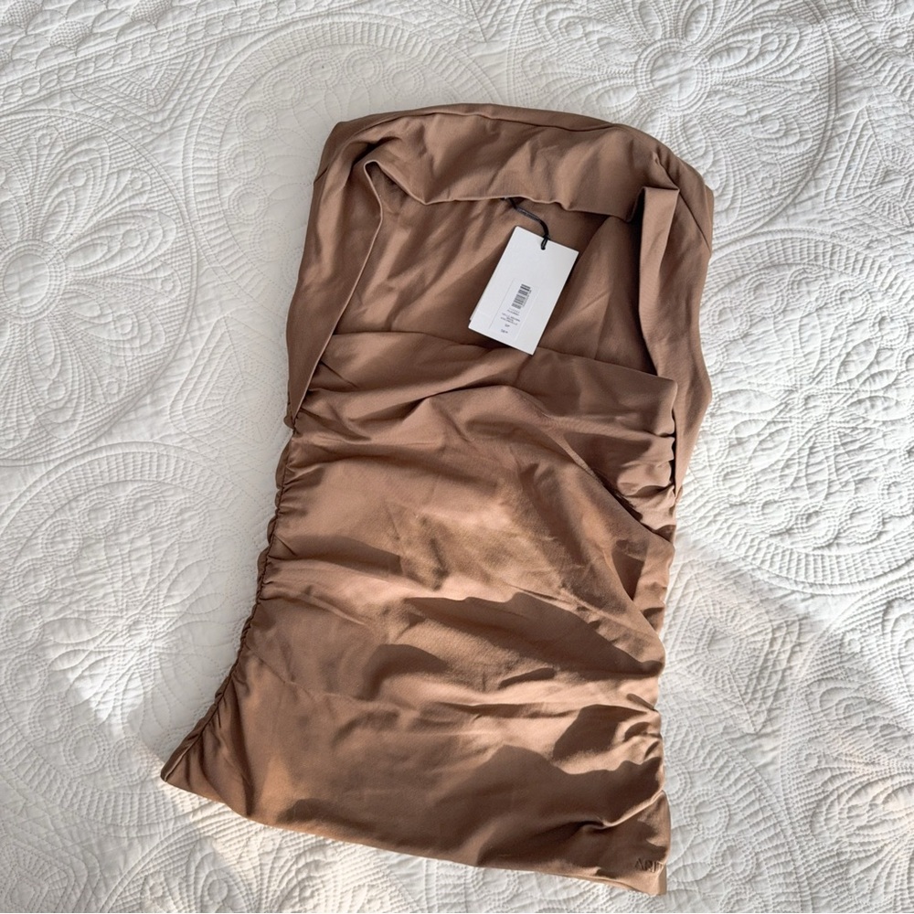 NWT 115232 Aritzia Flourish cello brown s